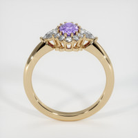 0.64 Ct. Sapphire Ring, 18K Yellow Gold 3