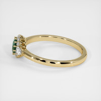 0.45 Ct. Sapphire Ring, 18K Yellow Gold 4