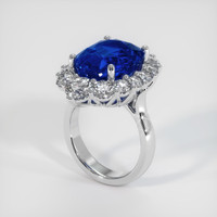 12.55 Ct. Sapphire Ring, Platinum 950 2