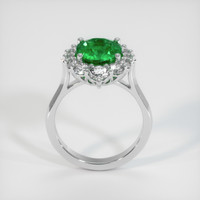 2.95 Ct. Emerald Ring, Platinum 950 3