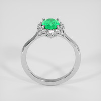 0.94 Ct. Emerald Ring, Platinum 950 3