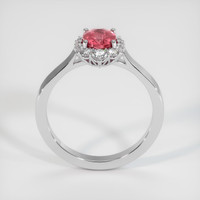 1.07 Ct. Padparadscha Sapphire Ring, Platinum 950 3