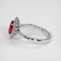 1.48 Ct. Ruby Ring, Platinum 950 4