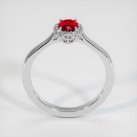 0.38 Ct. Ruby Ring, Platinum 950 3