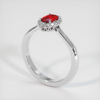 Ruby Ring 0.39 Ct. Platinum 950 Preview