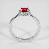 0.71 Ct. Ruby Ring, Platinum 950 3