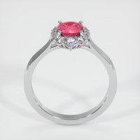 1.20 Ct. Pinkish Red Ruby Ring, Platinum 950 3