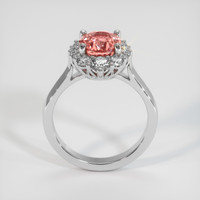 2.06 Ct. Padparadscha Sapphire Ring, Platinum 950 3