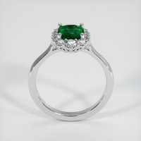 1.37 Ct. Green Sapphire Ring, Platinum 950 3