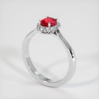 Ruby Ring 0.96 Ct. Platinum 950 Preview