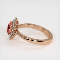 1.35 Ct. Sapphire Ring, 14K Rose Gold 4