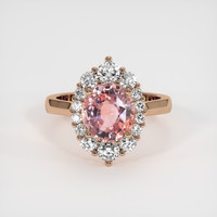 2.01 Ct. Sapphire Ring, 14K Rose Gold 1
