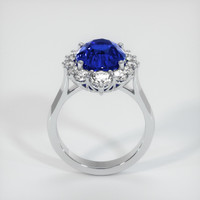 4.23 Ct. Blue Sapphire Ring, 14K White Gold 3
