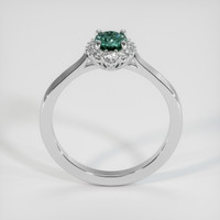 0.68 Ct. Green Sapphire Ring, 14K White Gold 3