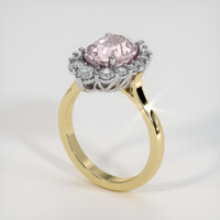 3.10 Ct. Gemstone Ring, 14K White & Yellow 2