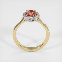 1.17 Ct. Padparadscha Sapphire Ring, 14K White & Yellow 3