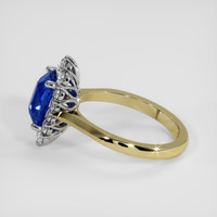 2.37 Ct. Blue Sapphire Ring, 18K White & Yellow 4