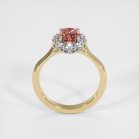 1.35 Ct. Sapphire Ring, 18K White & Yellow 3