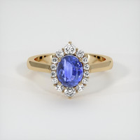 1.92 Ct. Color Change Sapphire Ring, 14K Yellow Gold 1