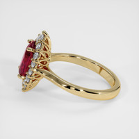 2.59 Ct. Ruby Ring, 14K Yellow Gold 4
