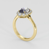 2.44 Ct. Bi Color Sapphire Ring, 14K Yellow Gold 2