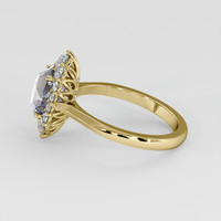 2.44 Ct. Bi Color Sapphire Ring, 14K Yellow Gold 4