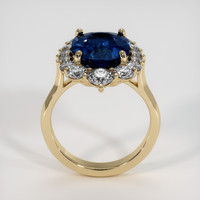 6.15 Ct. Blue Sapphire Ring, 14K Yellow Gold 3