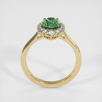 1.55 Ct. Green Sapphire Ring, 14K Yellow Gold 3