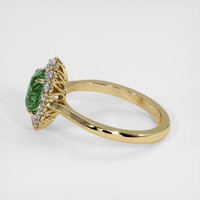 1.55 Ct. Green Sapphire Ring, 14K Yellow Gold 4