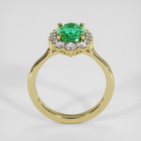1.67 Ct. Emerald Ring, 18K Yellow Gold 3
