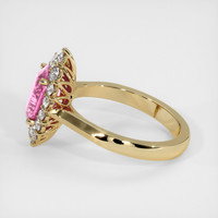 2.09 Ct. Pink Sapphire Ring, 18K Yellow Gold 4