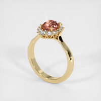 1.35 Ct. Sapphire Ring, 18K Yellow Gold 2