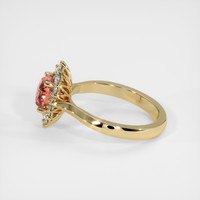 1.35 Ct. Sapphire Ring, 18K Yellow Gold 4