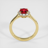 1.56 Ct. Ruby Ring, 18K Yellow Gold 3