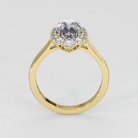 2.44 Ct. Bi Color Sapphire Ring, 18K Yellow Gold 3