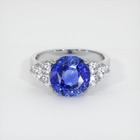 6.09 Ct. Sapphire Ring, Platinum 950 1