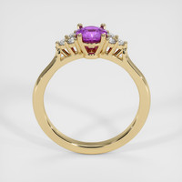 0.58 Ct. Sapphire Ring, 18K Yellow Gold 3