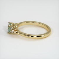 0.79 Ct. Sapphire Ring, 18K Yellow Gold 4