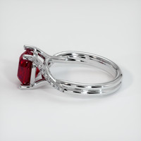 3.36 Ct. Ruby Ring, Platinum 950 4