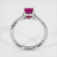 0.90 Ct. Ruby Ring, Platinum 950 3