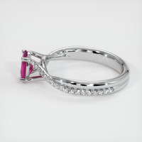 0.90 Ct. Ruby Ring, Platinum 950 4