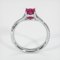 0.70 Ct. Ruby Ring, Platinum 950 3