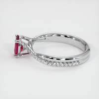 0.70 Ct. Ruby Ring, Platinum 950 4