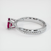 0.97 Ct. Ruby Ring, Platinum 950 4