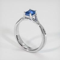 1.05 Ct. Sapphire Ring, Platinum 950 2