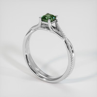 0.72 Ct. Sapphire Ring, Platinum 950 2