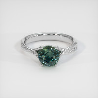 2.03 Ct. Sapphire Ring, Platinum 950 1