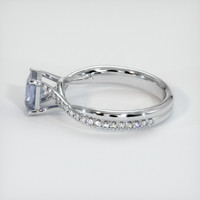 1.62 Ct. Grey Sapphire Ring, Platinum 950 4