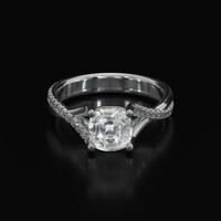 1.79 Ct. Sapphire Ring, Platinum 950 1