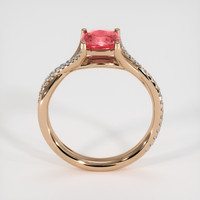 1.52 Ct. Padparadscha Sapphire Ring, 14K Rose Gold 3